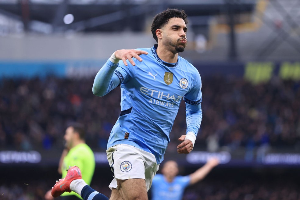 Omar Marmoush foi contratado no início do ano pelo Manchester City — Foto: Getty Images