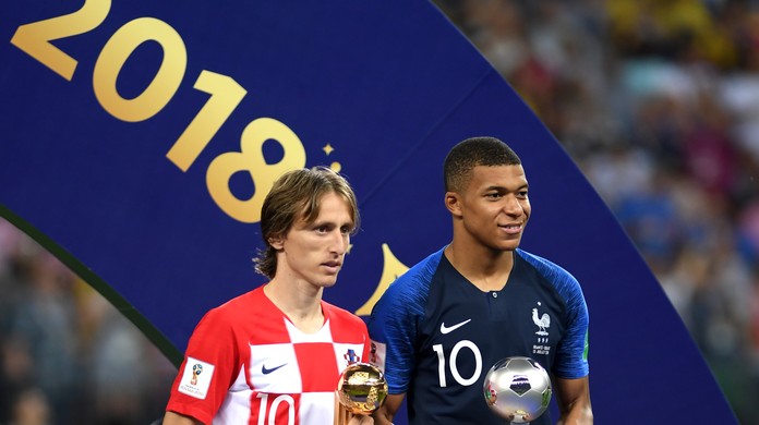Modric é eleito o melhor da Copa, e Mbappé leva prêmio de jogador jovem, Copa  do Mundo
