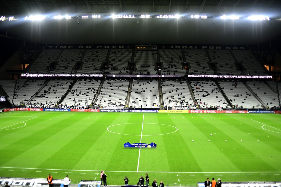 Neo Química Arena será o palco para Corinthians x Bragantino pela Copa Sul-Americana — Foto: Marcos Ribolli