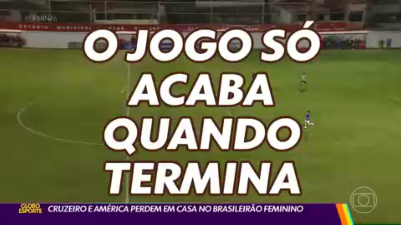 Brasileirão Feminino: Cruzeiro e América perdem para Palmeiras e Flamengo