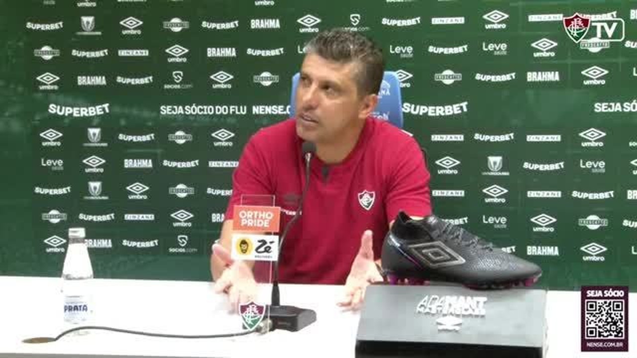 Confira a coletiva do auxiliar Sidnei Lobo após o empate do Fluminense com o Corinthians