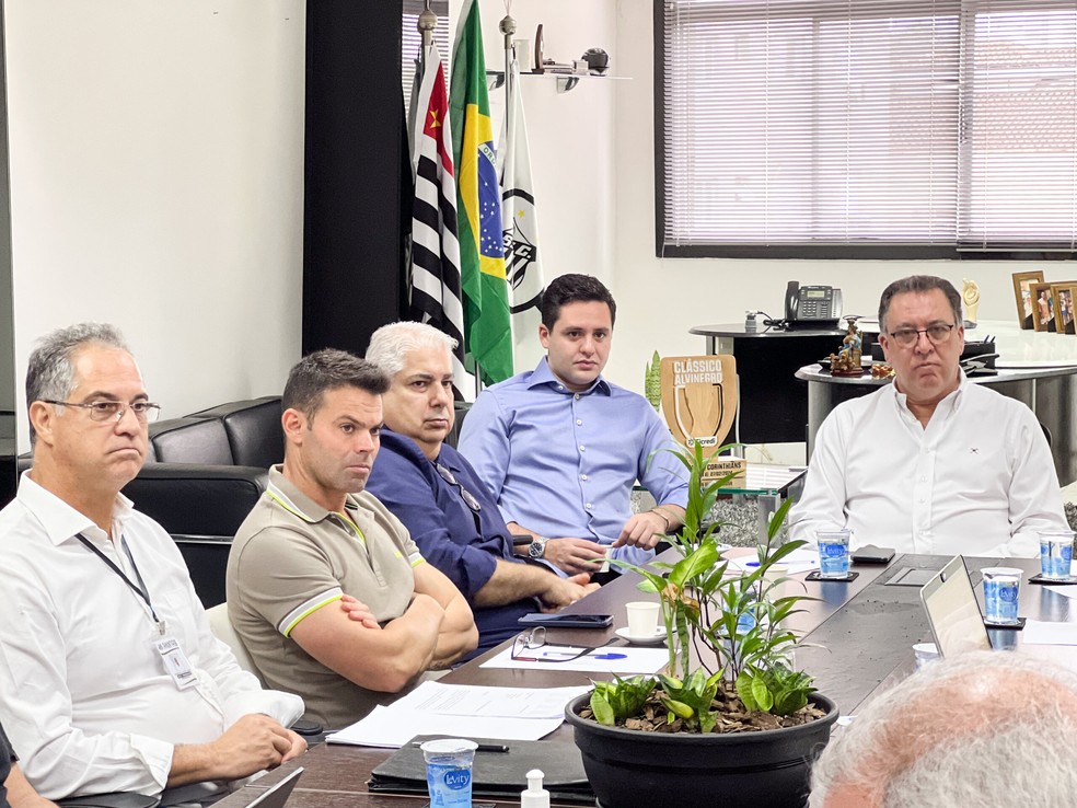 Santos fez reuni&atilde;o recente com a WTorre sobre a nova arena do clube &mdash; Foto: Santos/Divulga&ccedil;&atilde;o