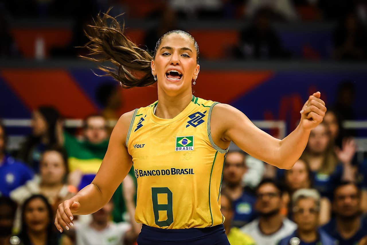 Julia Kudiess é eleita a melhor bloqueadora da VNL 2026