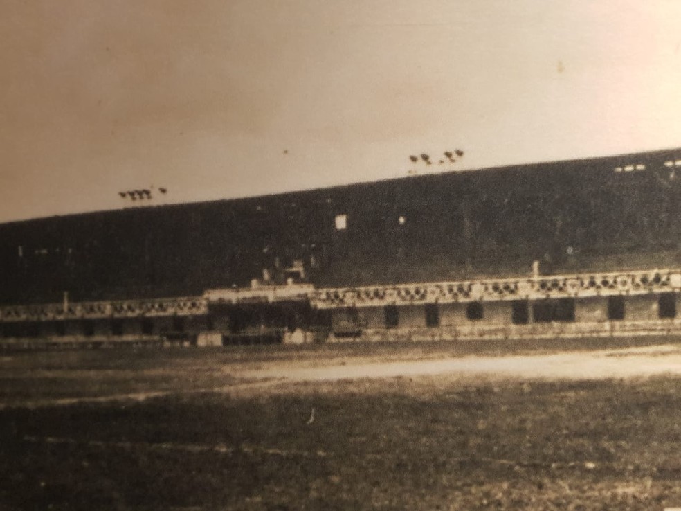 Antigo Estádio Presidente Antônio Carlos, do Atlético-MG — Foto: Museu do Mineirão/ Acervo do Museu Histórico Abílio Barreto