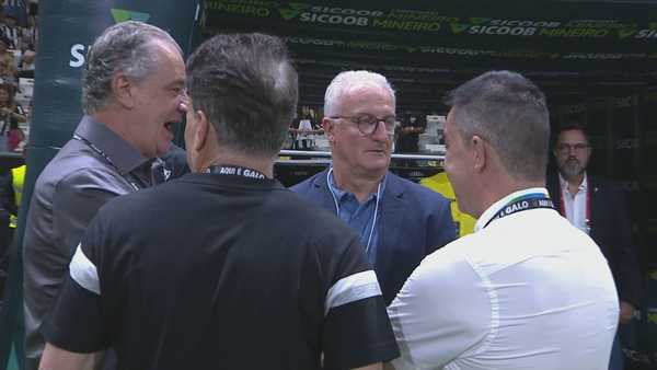 Dorival Júnior, técnico da Seleção, prestigia clássico Atlético-MG x Cruzeiro na Arena MRV