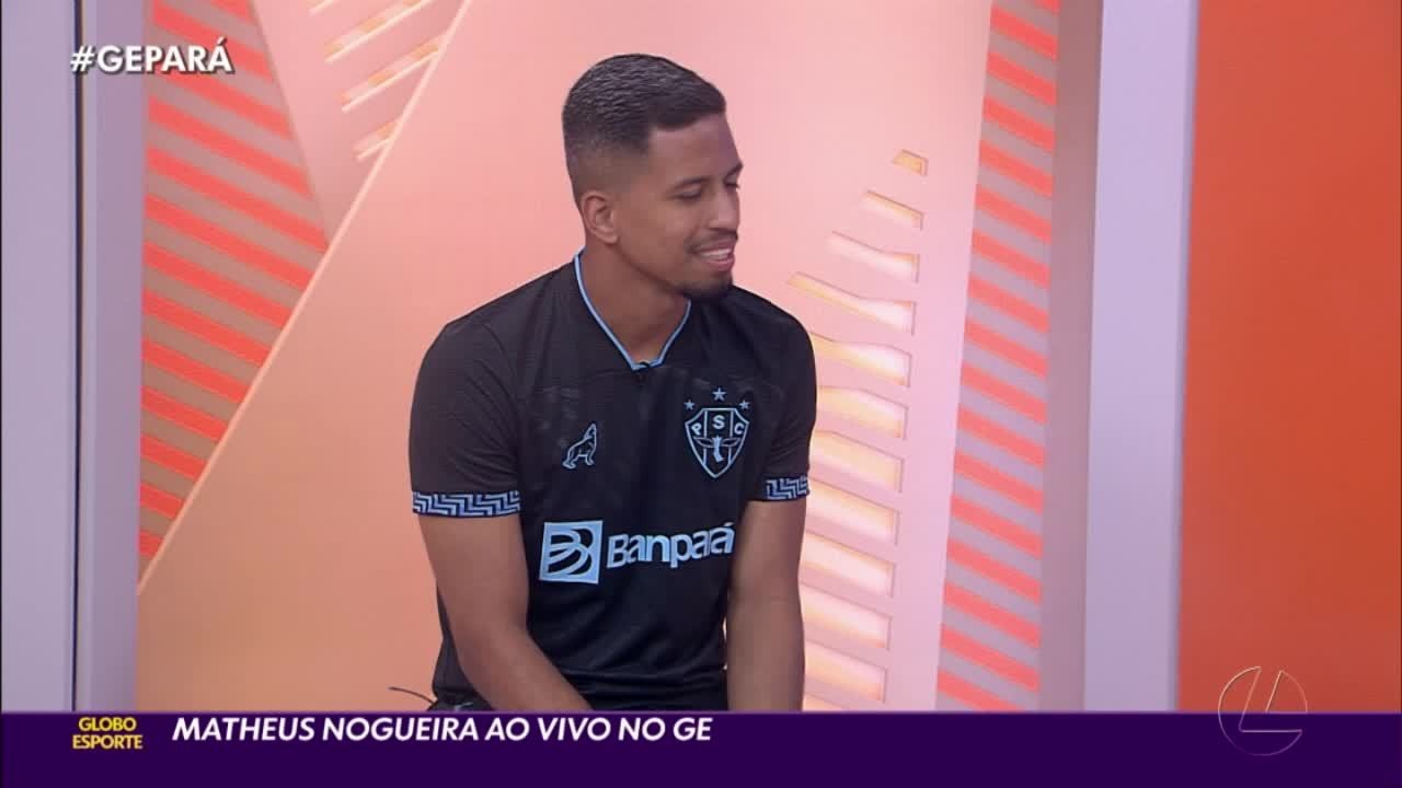 Ge Pará recebe o goleiro Matheus Nogueira, destaque do Paysandu no Re-Pa
