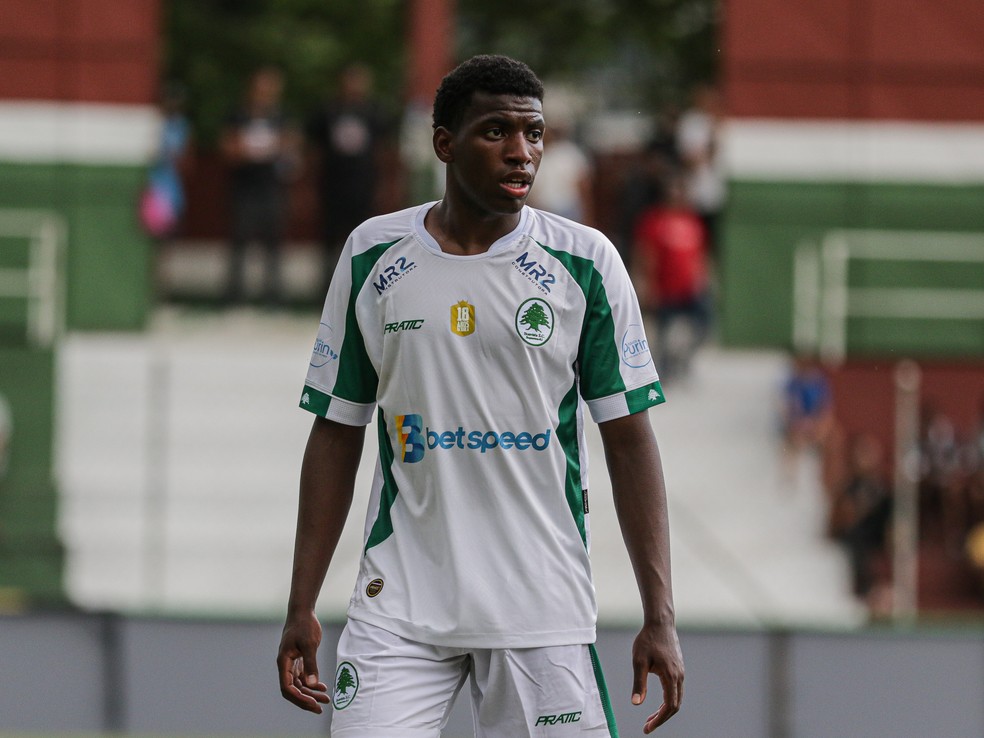 Netinho durante a partida entre Boavista e Fluminense, pela Copa Rio Sub-20 &mdash; Foto: Eduardo Neves/Boavista SC