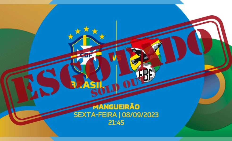 Ingressos para a estreia do Brasil nas Eliminatórias esgotam em