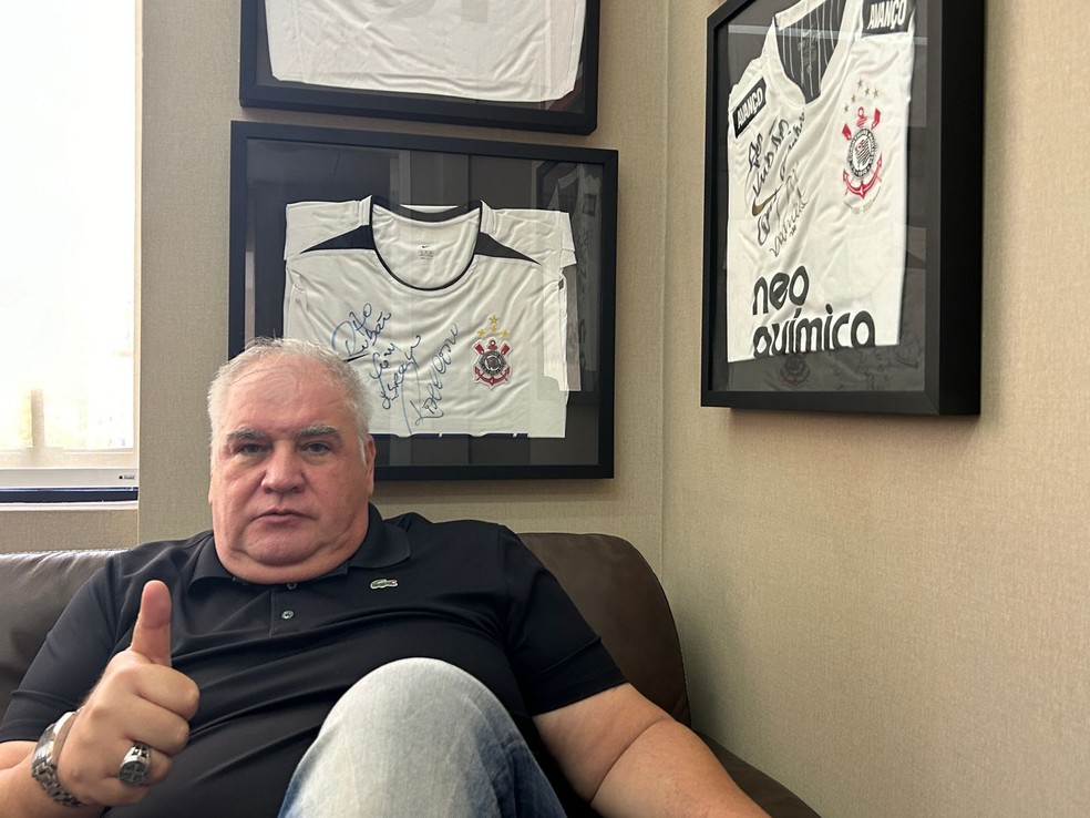 Rubens Gomes, o Rubão, diretor de futebol do Corinthians — Foto: Marcelo Braga
