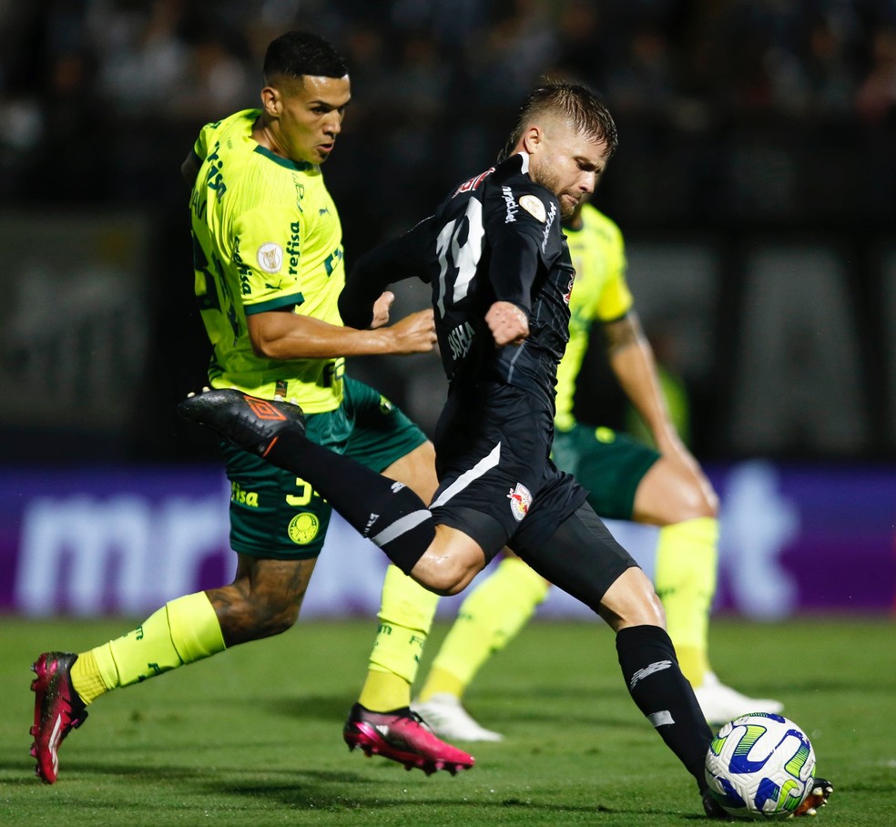 Última partida entre Bragantino e Palmeiras — Foto: Ari Ferreira/ Red Bull Bragantino