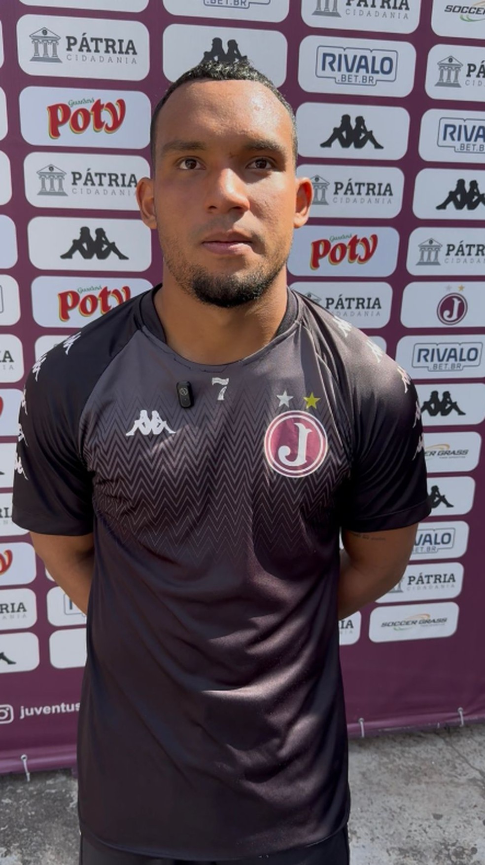 Elkin Muñoz, atacante do Juventus — Foto: Foto: João Pedro Brandão/ge