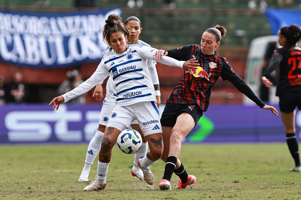 Bragantino Cruzeiro Brasileirão Feminino Canindé — Foto: Rebeca Reis/ Staff Images Woman/ CBF