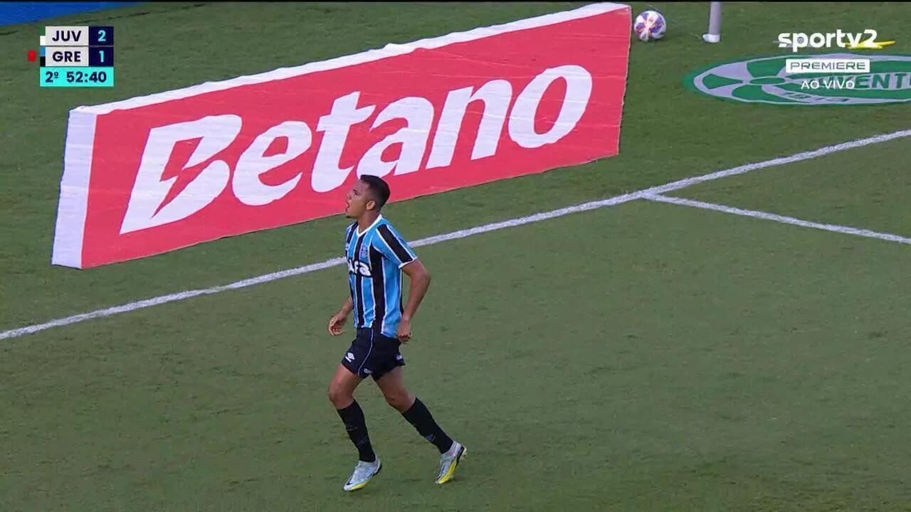 Juventude x Grêmio: Gustavo Martins marca gol decisivo e leva jogo para pênaltis