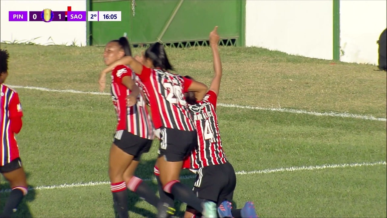 Pinda 0 X 1 São Paulo - Melhores Momentos - Campeonato Paulista Feminino