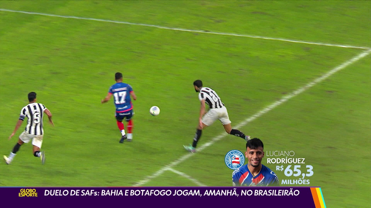 Dueloaplicativo de apostas esportivasSAFs: Bahia e Botafogo jogam, amanhã, no Brasileirão