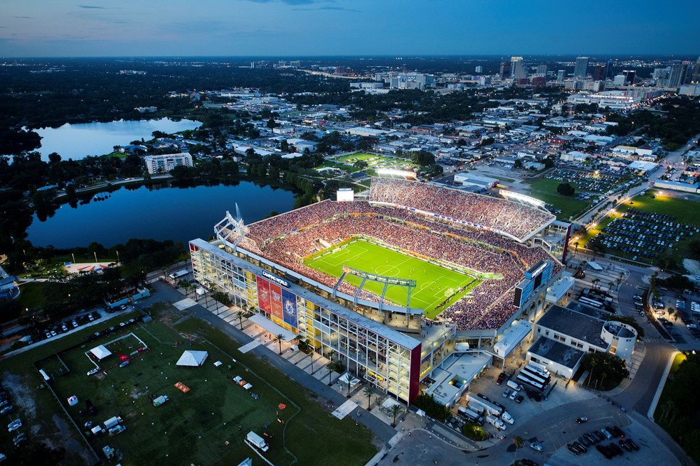 Camping World Stadium receberá Orlando City x Flamengo — Foto: Divulgação