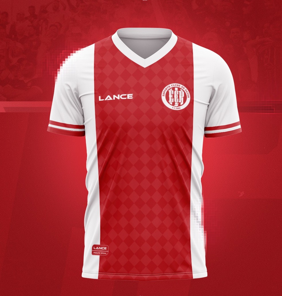 Esporte de Patos lan�a uniforme retr� para a Copa Para�ba 2026 � Foto: Divulga��o/Esporte de Patos