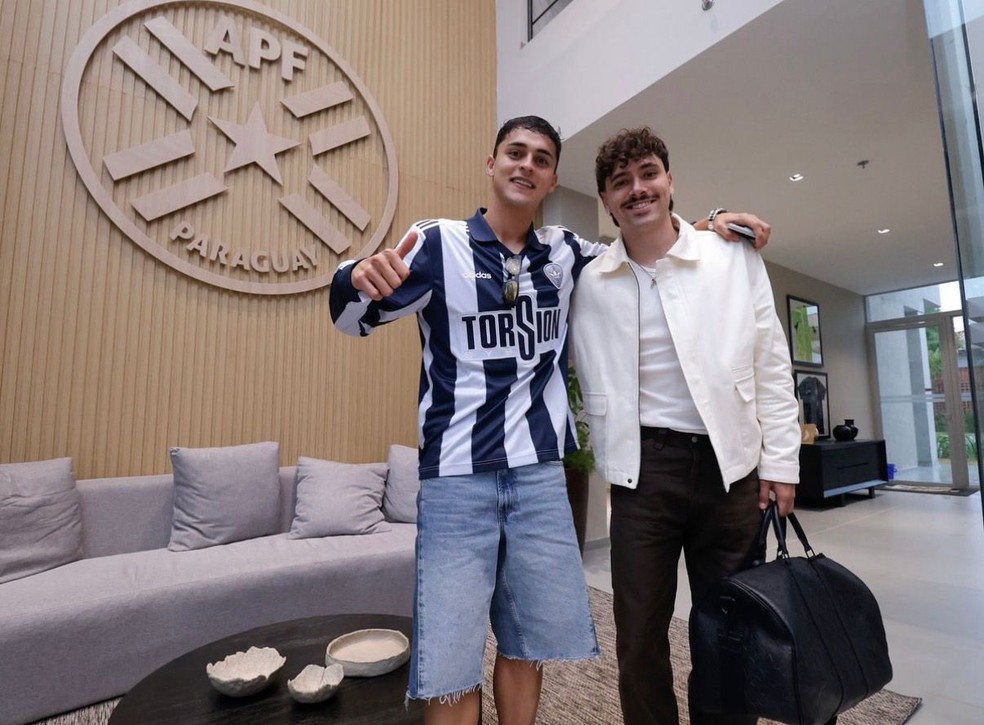Ramón Sosa e Mauricio com a seleção do Paraguai para a Copa de 2026