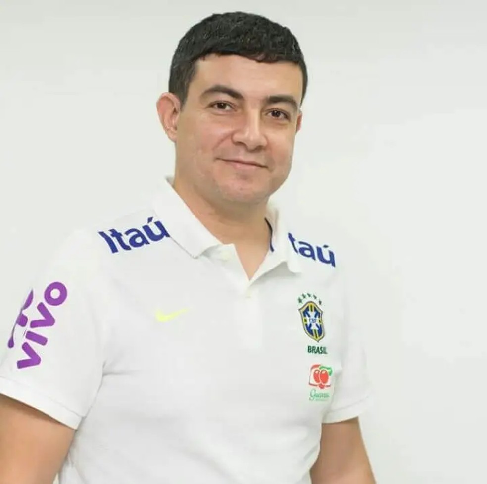 Rodrigo Ramos, novo gerente de futebol do Cruzeiro, em passagem pela CBF — Foto: Divulgação/CBF