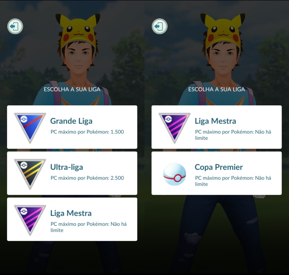 Jogada Excelente on X: Pokémon GO: Hoje é dia de mudança de ligas na Liga  de Batalha GO. Após a troca, apenas a Grande Liga estará disponível. ⠀  Data: 11/10 às 17h