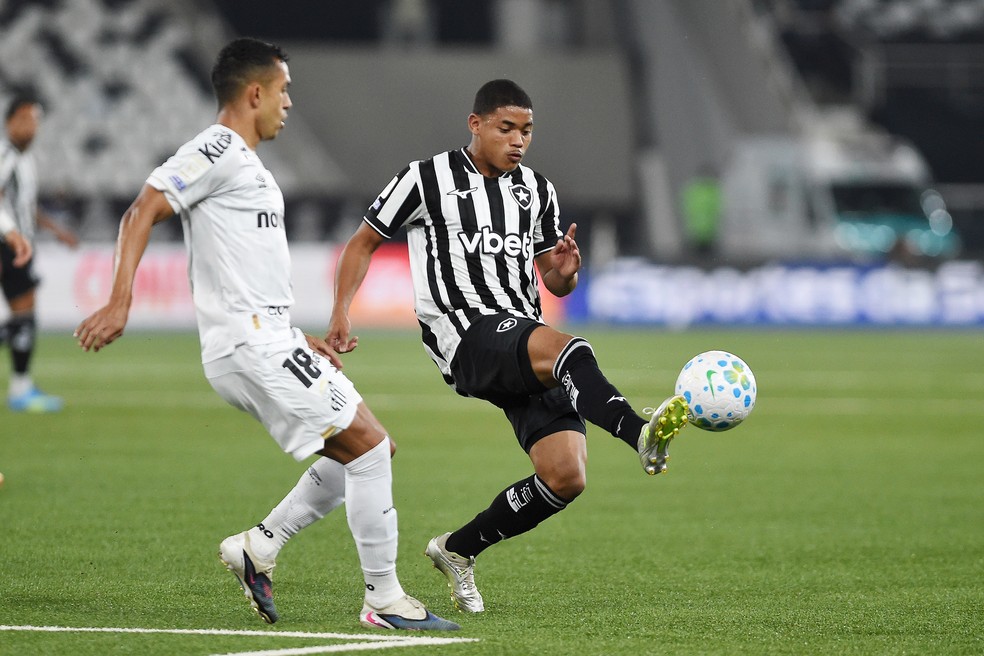 Huguinho Botafogo x Santos — Foto: Alexandre Durão