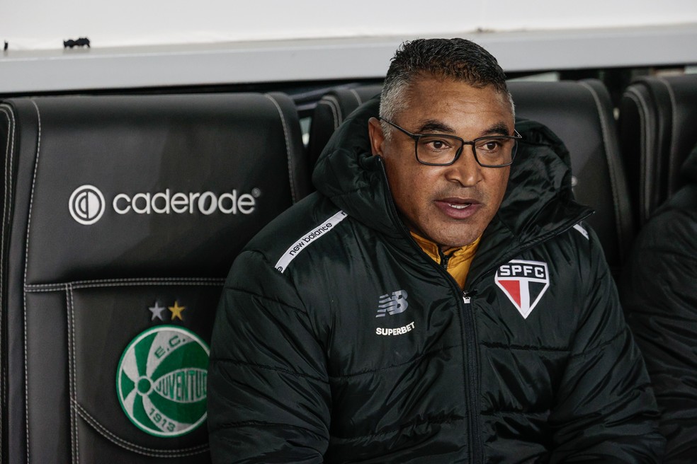 Roger Machado em Juventude x São Paulo — Foto: Luiz Erbes/AGIF