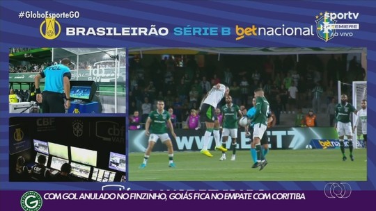 Mancini lamenta gol anulado e diz que empate é "amargo" para o Goiás - Programa: Globo Esporte GO 