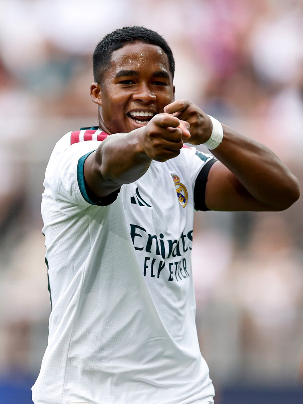 Endrick - Real Madrid x Fiorentina - Amistoso de pré-temporada — Foto: Divulgação/Real Madrid