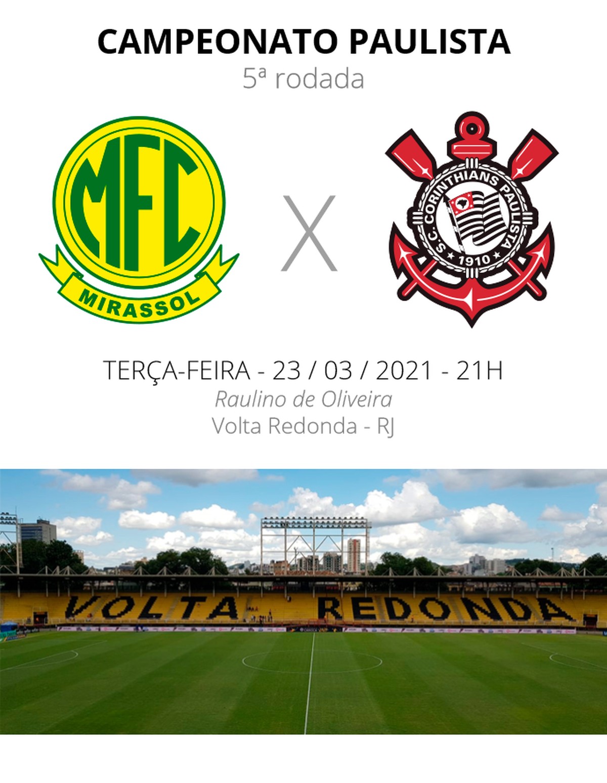 Mirassol x Corinthians: veja onde assistir, escalações, desfalques e ...