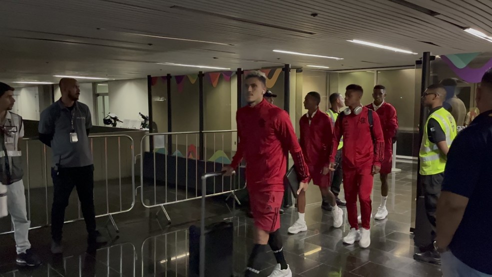 Flamengo desembarque — Foto: Thayuan Leiras