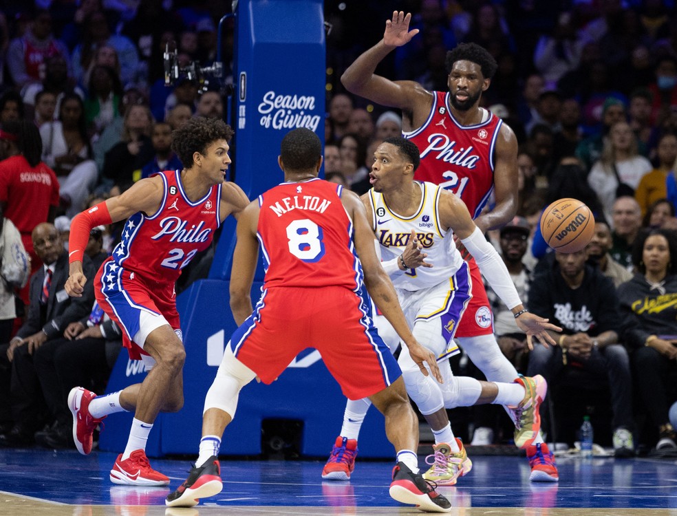 Lakers x 76ers: onde assistir ao jogo desta segunda da NBA