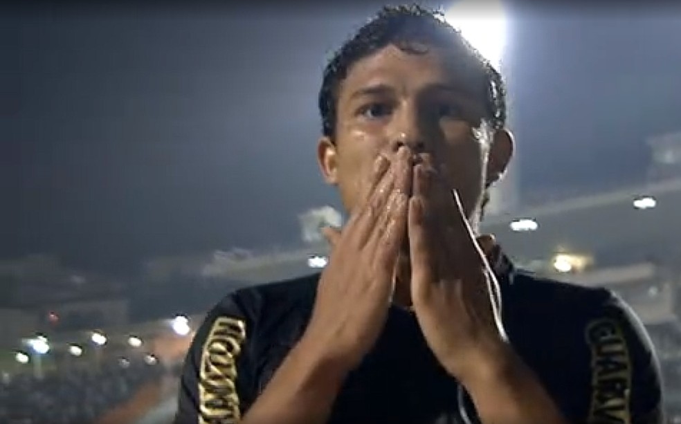 Elkeson pelo Botafogo — Foto: Reprodução