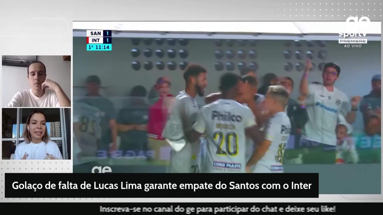 Bruno Giufrida e Isabel Nascimento elogiam Lucas Lima após empate com o Internacional