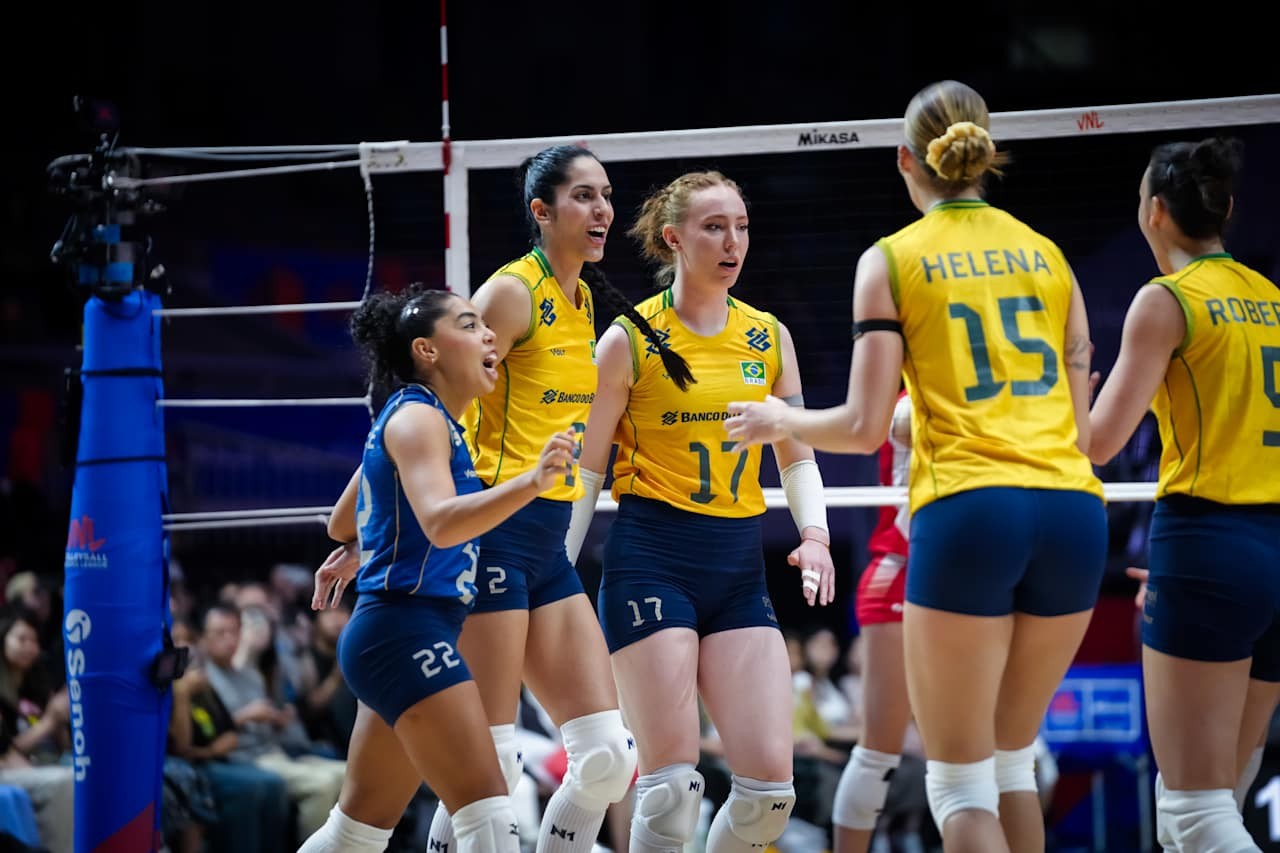 Estados Unidos x Brasil: onde assistir e horário da decisão da VNL Feminina de vôlei