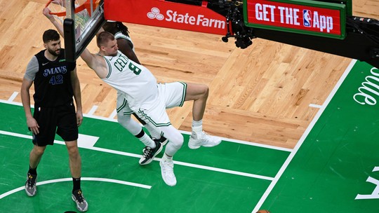 Porzingis brilha e Celtics amassam Mavericks em jogo 1 das finais - Foto: (Peter Casey/USA TODAY Sports via Reuters Connect)