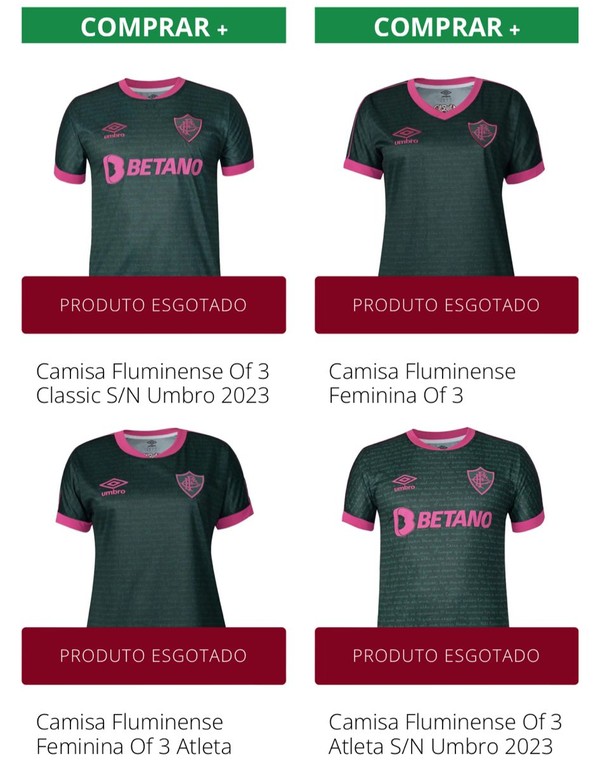 Fluminense lança camisa verde e rosa em homenagem a Cartola