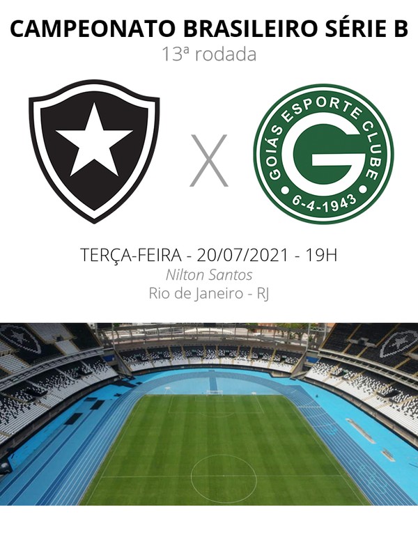 Goiás tem dois desfalques para jogo contra o Botafogo pelo Campeonato  Brasileiro - Fogo na Rede