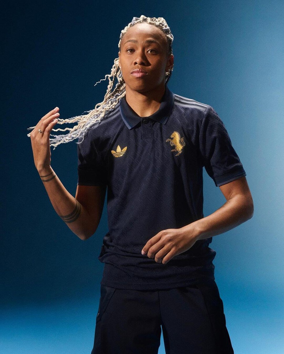 Terceira camisa da Juventus 2024 — Foto: Reprodução