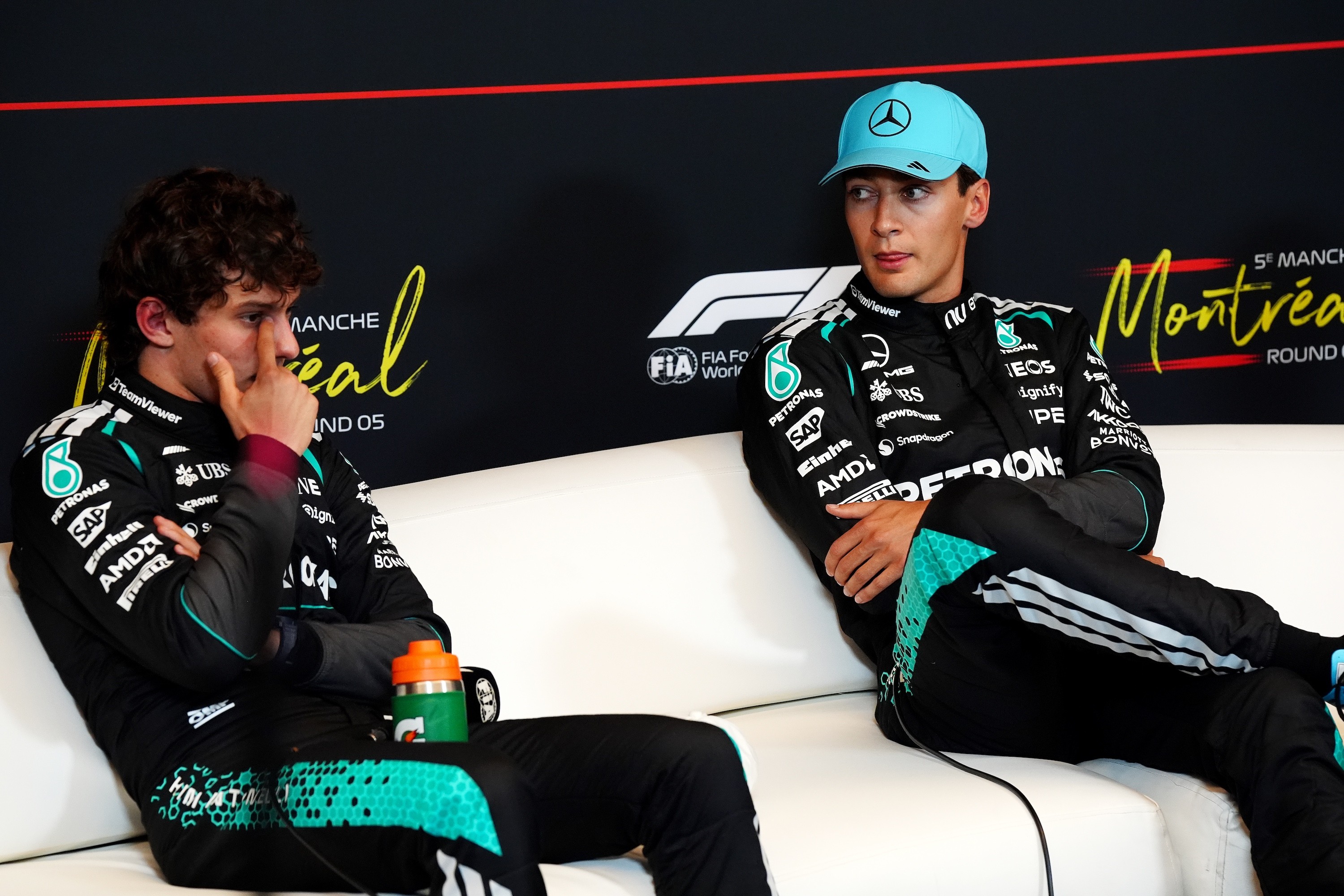 Rivalidade na Mercedes: Russell e Antonelli agitam o GP do Canadá