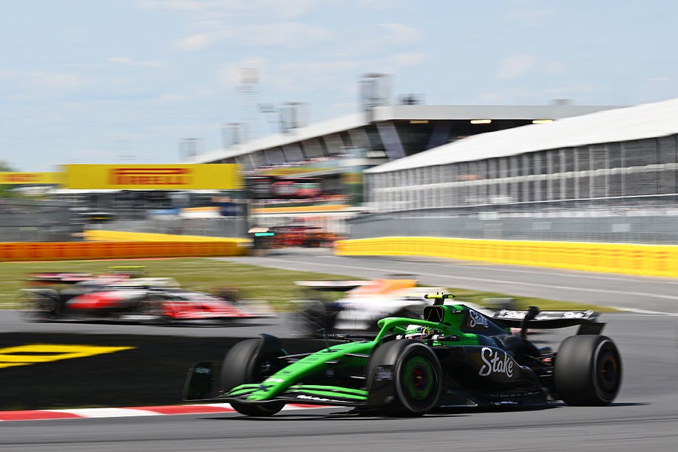 Gabriel Bortoleto foi 14º no GP do Canadá da F1 2025 — Foto: Mark Sutton - Formula 1/Formula 1 via Getty Images