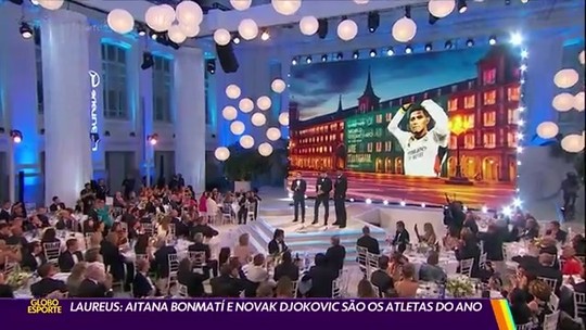 Laureus: Aitana Bonmatí e Novak Djokovic são os atletas do ano - Programa: Globo Esporte SP 