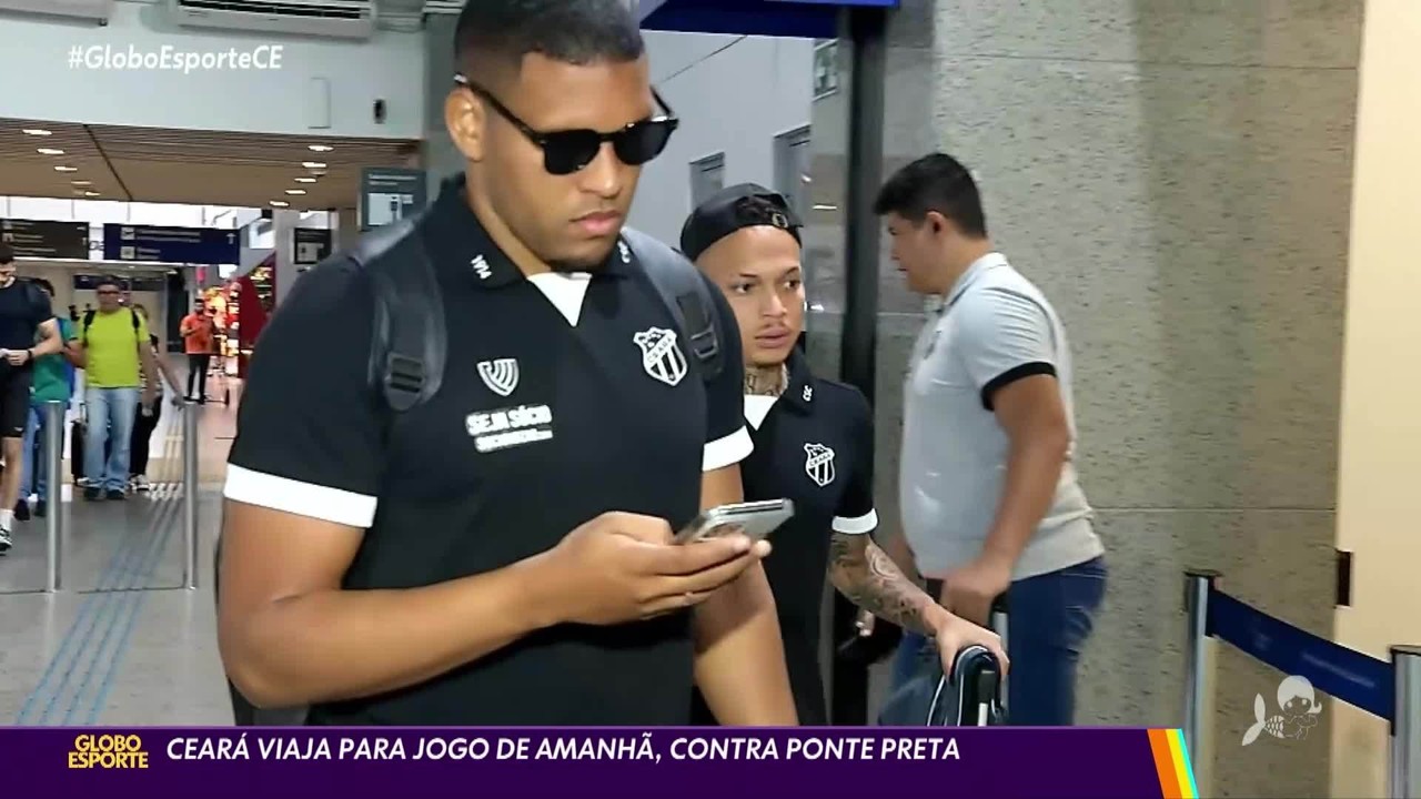 Ceará viaja para jogo contra a Ponte Preta