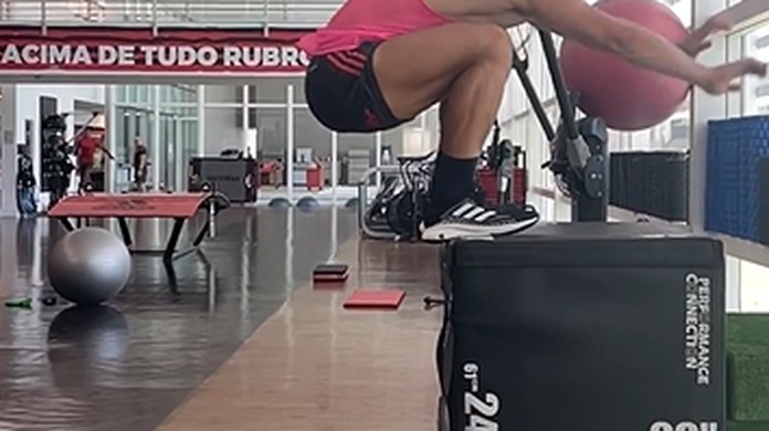 Exercícios de saltos: benefícios do treino de Paulo André e Diego Ribas, treinos