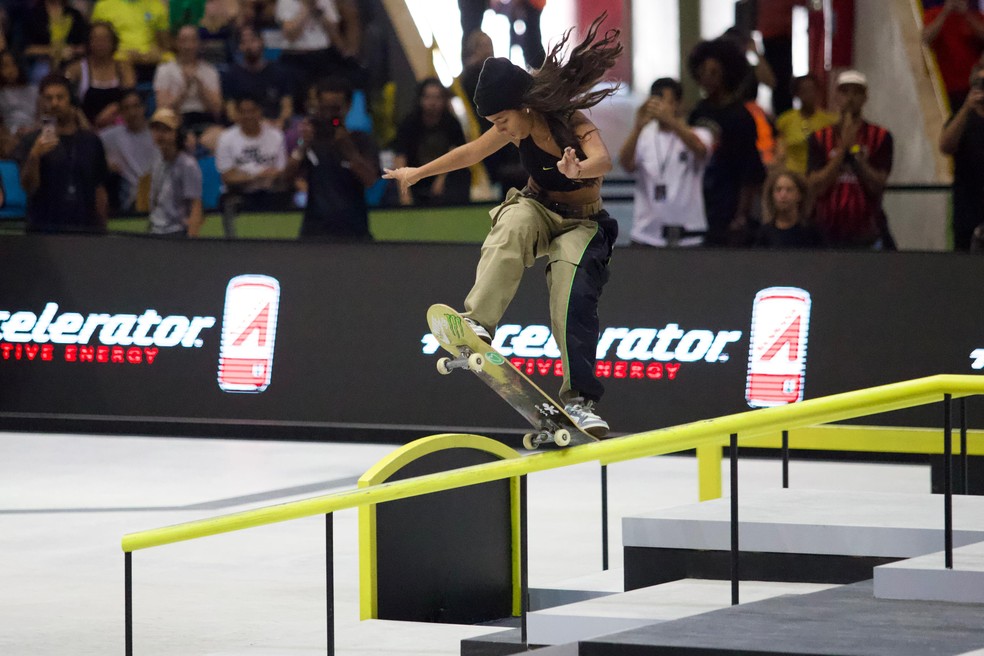 Rayssa Leal é campeã da SLS 2023 — Foto: Helena Petry/COB