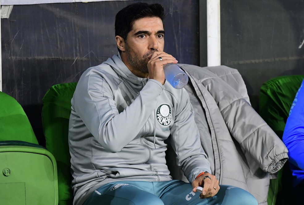 Abel Ferreira em Palmeiras x Deportivo Pereira — Foto: Marcos Ribolli
