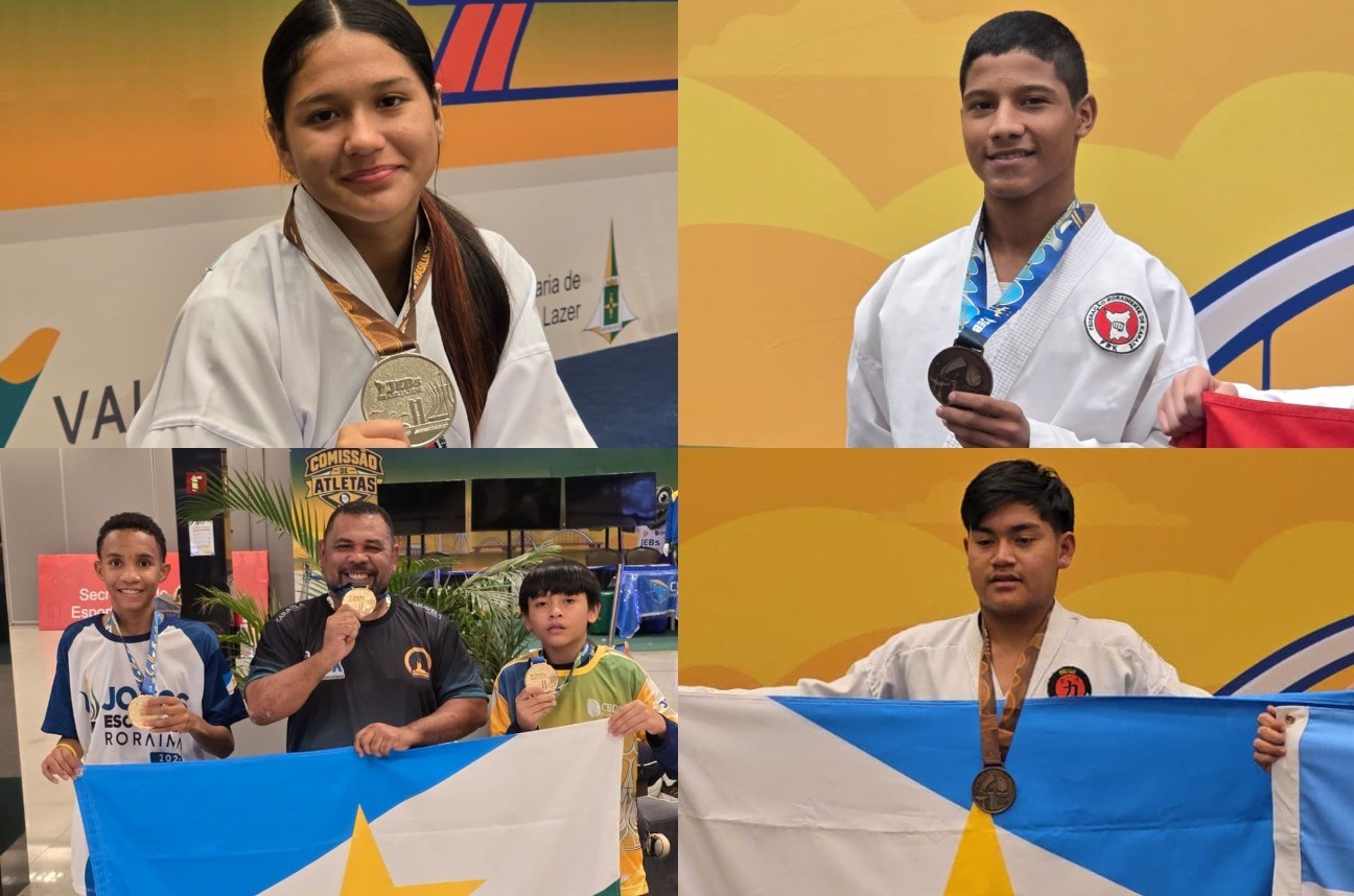 Esportes individuais rendem primeiras medalhas de Roraima nos Jogos Escolares Brasileiros
