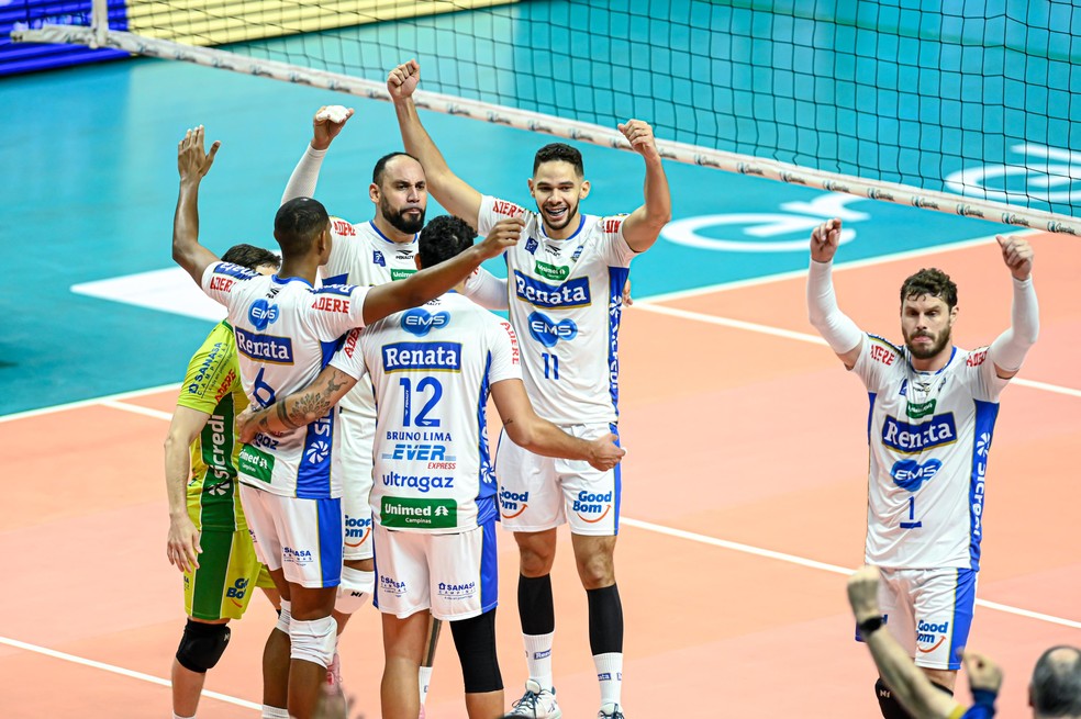 Campinas vai para a terceira final da sua história na Superliga Masculina — Foto: Pedro Teixeira/ Vôlei Renata