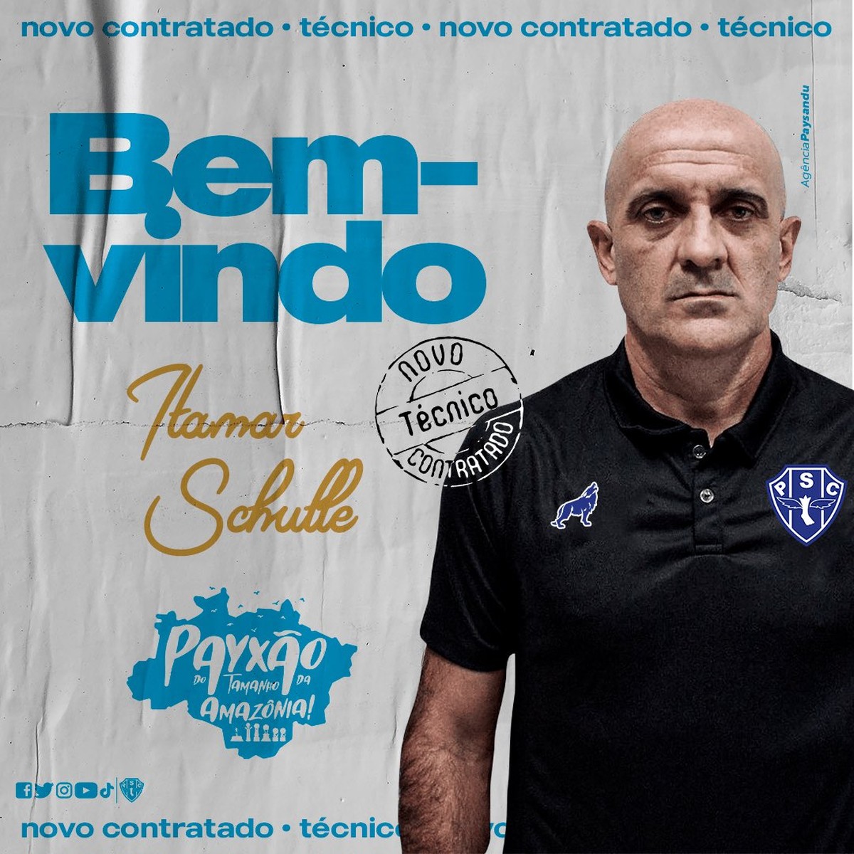 Itamar Schülle é confirmado como novo técnico do Paysandu | paysandu | ge