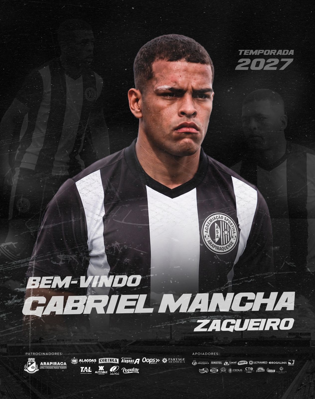 ASA anuncia segundo zagueiro para temporada 2027; veja como está ficando o elenco