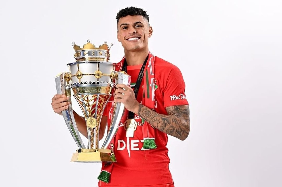 Brasileiro participou da conquista da Supertaça dos Emirados Árabes — Foto: Divulgação